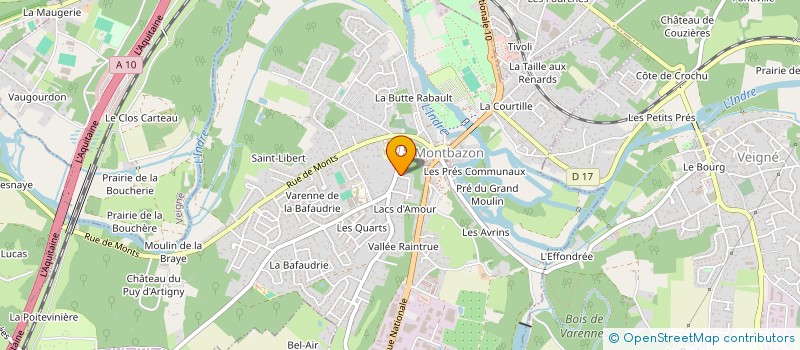 localisation de l'entreprise MONSIEUR KHALIL ZEKRI  MONTBAZON