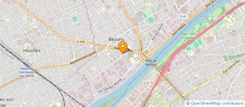 localisation de l'entreprise MONSIEUR KHALIL ZOUAOUI  BEZONS