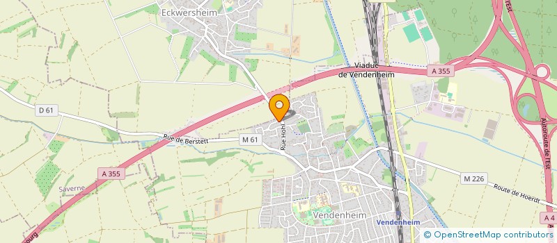 localisation de l'entreprise MONSIEUR KHALILLOLA MANYAR  VENDENHEIM