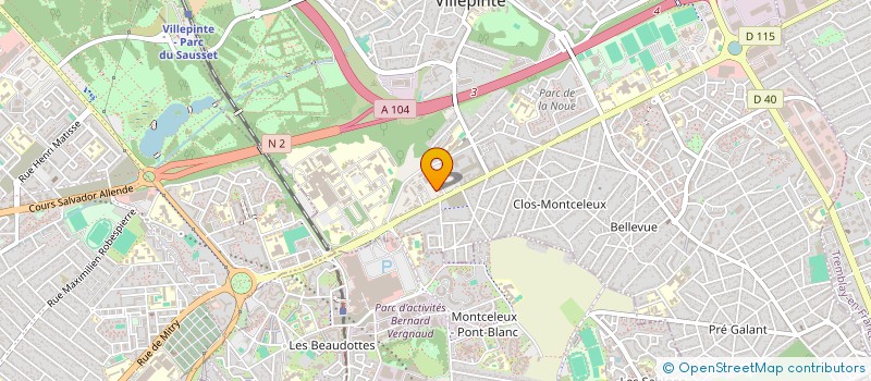 localisation de l'entreprise MONSIEUR KHALILOU DIAKHABY à VILLEPINTE
