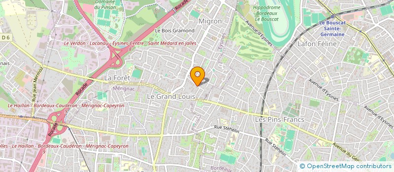 localisation de l'entreprise MONSIEUR KHALILULLAH NAIMI  EYSINES