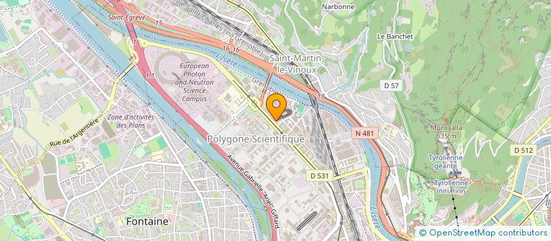 localisation de l'entreprise MONSIEUR KHALIQ ABDUL  GRENOBLE