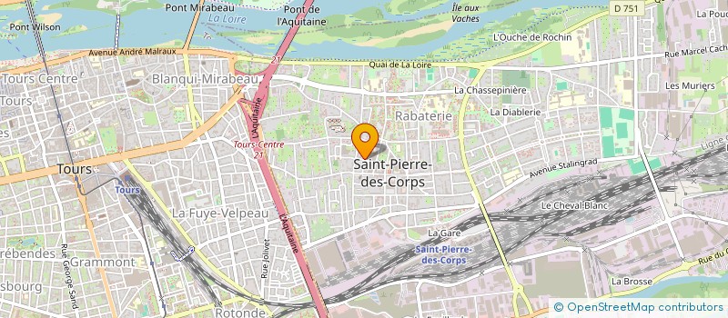 localisation de l'entreprise MONSIEUR KHALIS BELKADI  SAINT-PIERRE-DES-CORPS