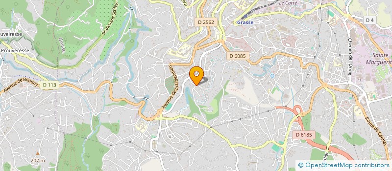 localisation de l'entreprise MONSIEUR KHALIS CHEHLAOUI  GRASSE