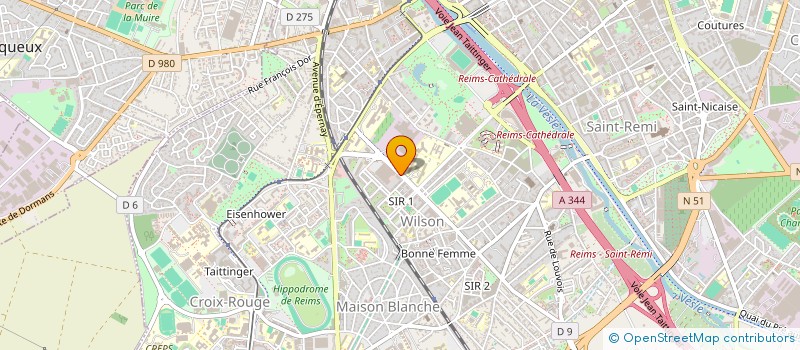 localisation de l'entreprise MONSIEUR KHALIS MAOUCHE  REIMS