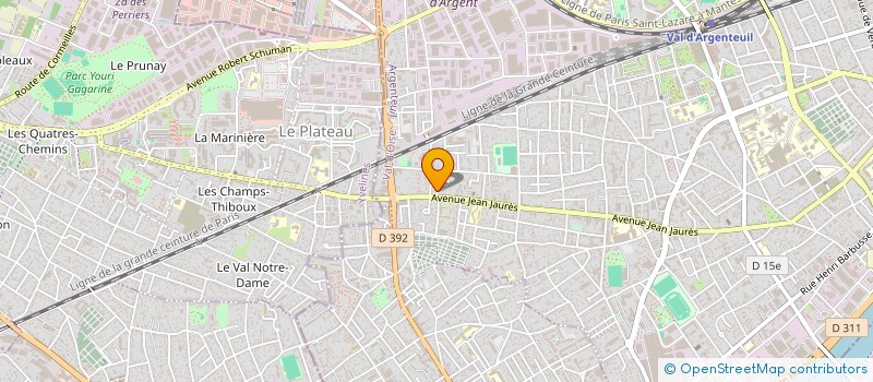 localisation de l'entreprise MONSIEUR KHALIS OUTAHYON  ARGENTEUIL