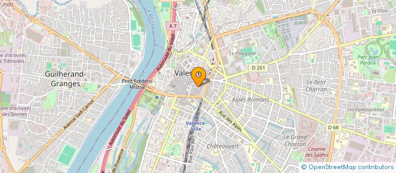 localisation de l'entreprise MONSIEUR KHALY AMARA SOMPARE  VALENCE