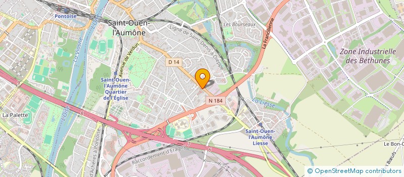 localisation de l'entreprise MONSIEUR KHALY DEMBELE à SAINT-OUEN-L'AUMONE