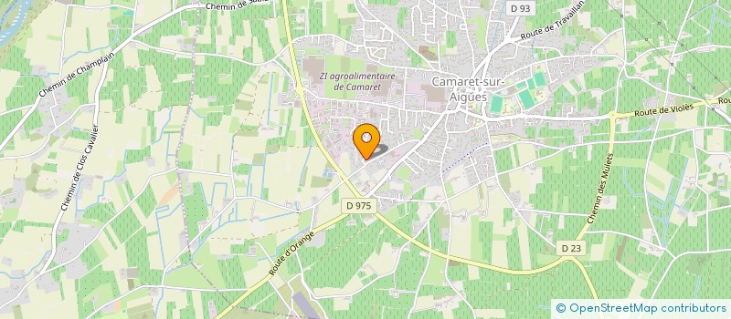 localisation de l'entreprise MONSIEUR KHAMAR ARIBI  CAMARET-SUR-AIGUES