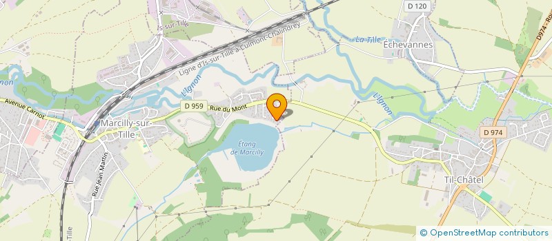 localisation de l'entreprise MONSIEUR KHAMEL BOUFENICHE  MARCILLY-SUR-TILLE