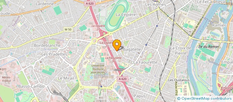 localisation de l'entreprise MONSIEUR KHAMIS DJOUMA IDRISS à TOULOUSE