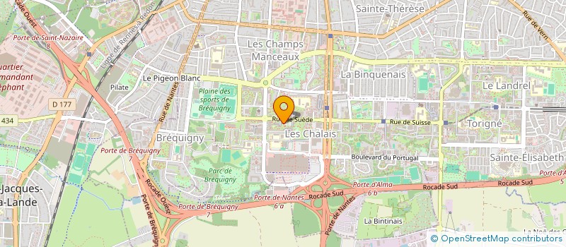 localisation de l'entreprise MONSIEUR KHAMIS ISHAQ KHAMIS  RENNES