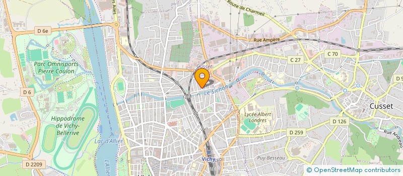 localisation de l'entreprise MONSIEUR KHAMIS MAHAMMED ABDALLAH à VICHY