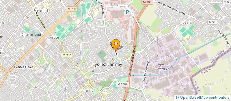 localisation de l'entreprise MONSIEUR KHAMIS ROKIA  LYS-LEZ-LANNOY