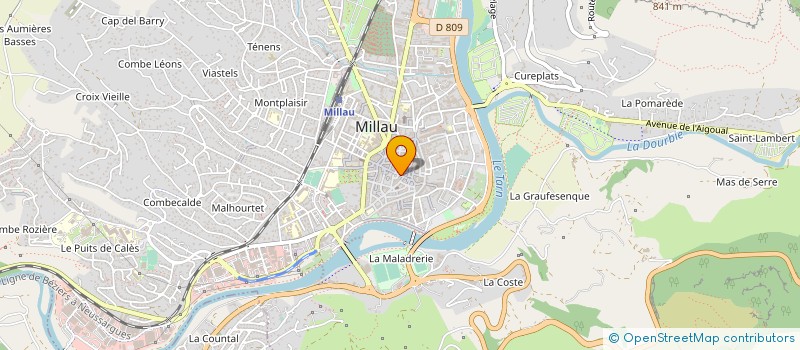 localisation de l'entreprise MONSIEUR KHAMMAR BASSET à MILLAU