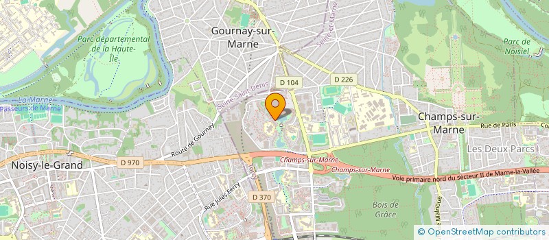 localisation de l'entreprise MONSIEUR KHAMSING SAYSANA  CHAMPS-SUR-MARNE