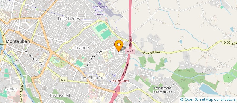 localisation de l'entreprise MONSIEUR KHAMZAT AIOUBOV  MONTAUBAN