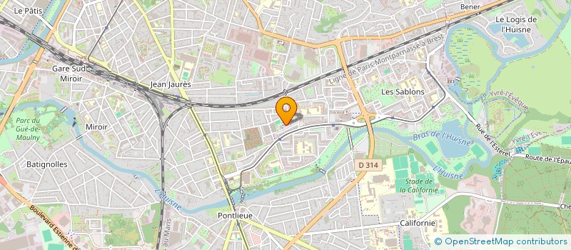 localisation de l'entreprise MONSIEUR KHAMZAT GANDALOEV  LE MANS