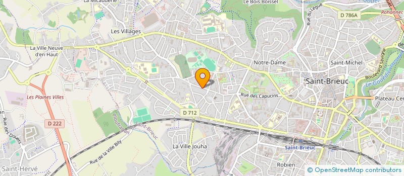 localisation de l'entreprise MONSIEUR KHAMZAT NOJAEV à SAINT-BRIEUC