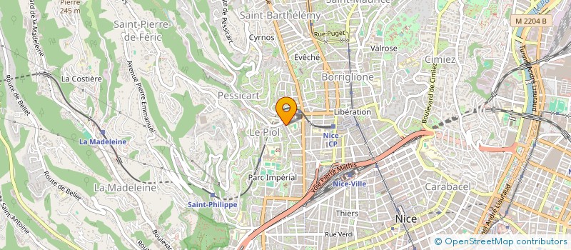 localisation de l'entreprise MONSIEUR KHAMZAT ROUSLANOVITC BAISAROV  NICE