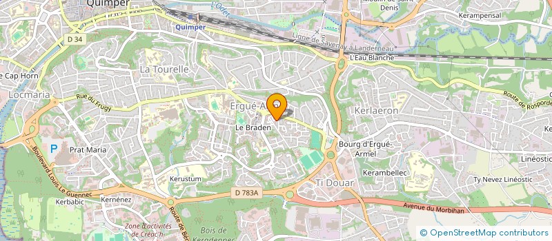 localisation de l'entreprise MONSIEUR KHAN AHMADZAI  QUIMPER