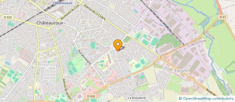 localisation de l'entreprise MONSIEUR KHAN ASLAMI à CHATEAUROUX