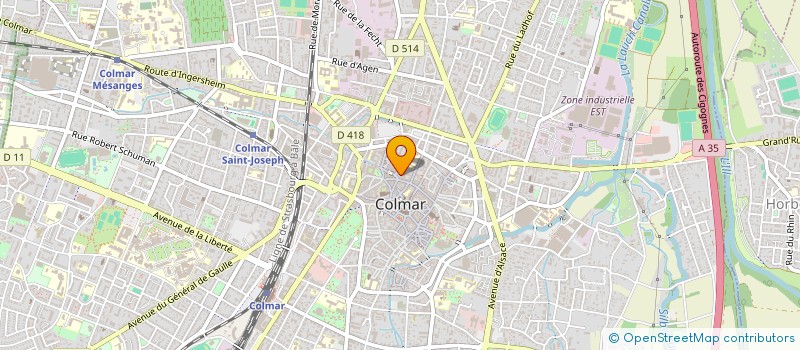 localisation de l'entreprise MONSIEUR KHAN IBRAHIMI  COLMAR