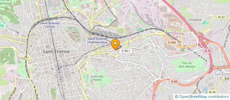 localisation de l'entreprise MONSIEUR KHAN MAROOF  SAINT-ETIENNE