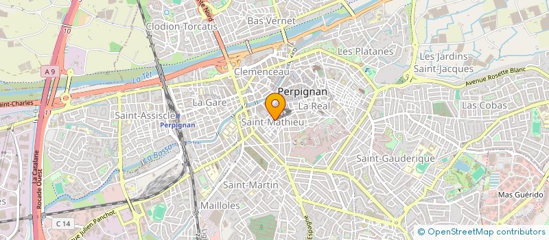 localisation de l'entreprise MONSIEUR KHAN MOHAMMAD HAMRANG  PERPIGNAN