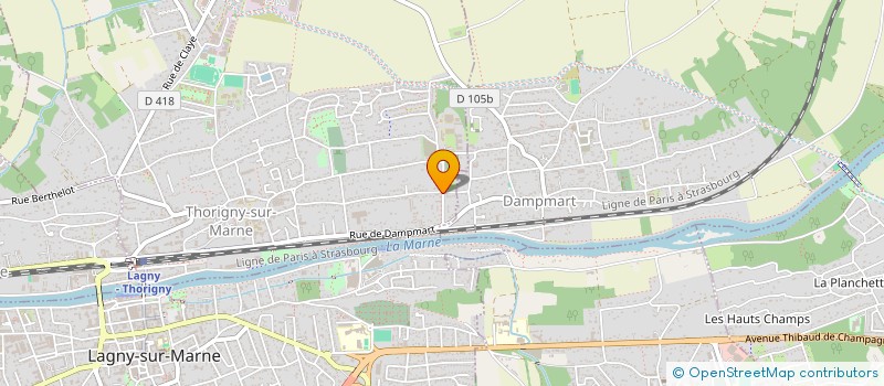 localisation de l'entreprise MONSIEUR KHAN MUHAMMAD SALARZAI  THORIGNY-SUR-MARNE