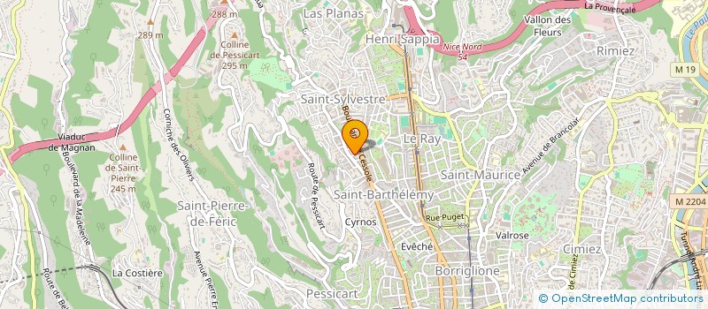 localisation de l'entreprise MONSIEUR KHAN OBI à NICE