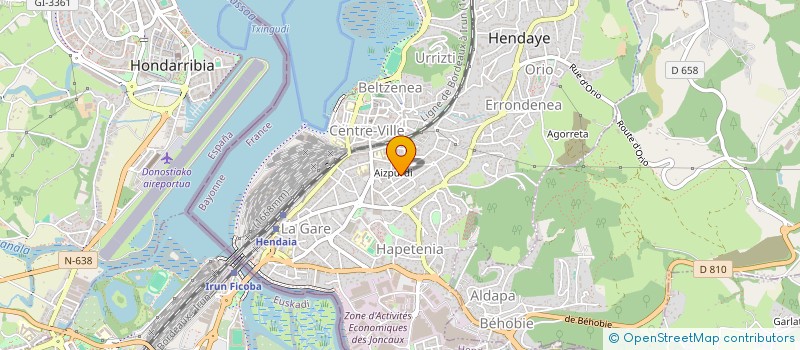 localisation de l'entreprise MONSIEUR KHAN SAEED ULLAH  HENDAYE