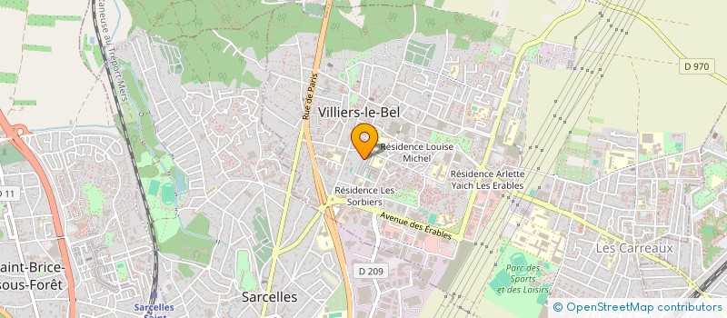 localisation de l'entreprise MONSIEUR KHAN SAFI SABIR  VILLIERS-LE-BEL