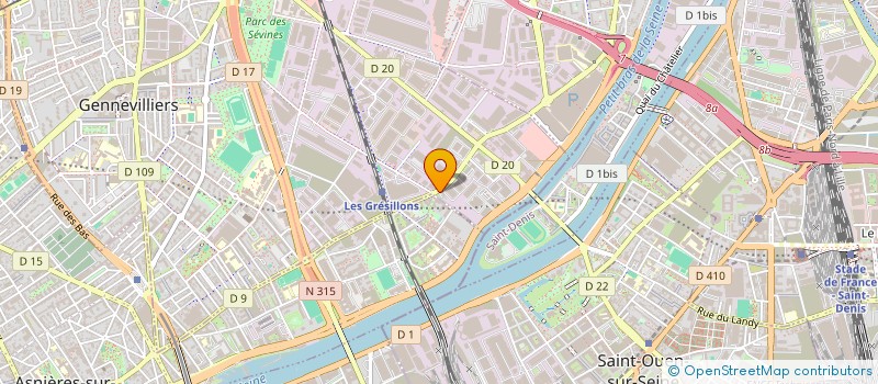 localisation de l'entreprise MONSIEUR KHAN ZARALAM à GENNEVILLIERS