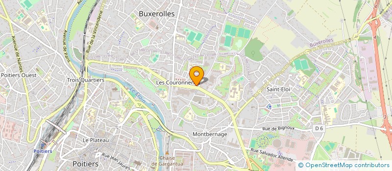 localisation de l'entreprise MONSIEUR KHANAGHA NOORI  POITIERS