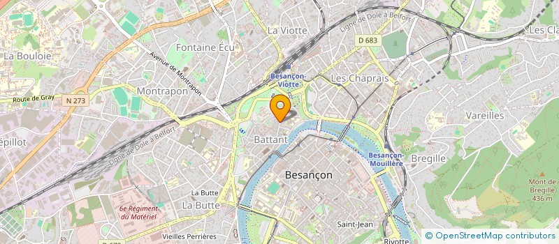 localisation de l'entreprise MONSIEUR KHANAGHA SOLTANI à BESANCON