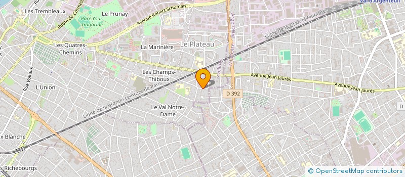 localisation de l'entreprise MONSIEUR KHANH HOANG LE à SARTROUVILLE