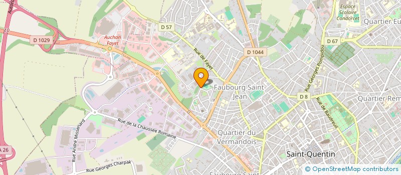 localisation de l'entreprise MONSIEUR KHANIMULLAH SHERZAD à SAINT-QUENTIN