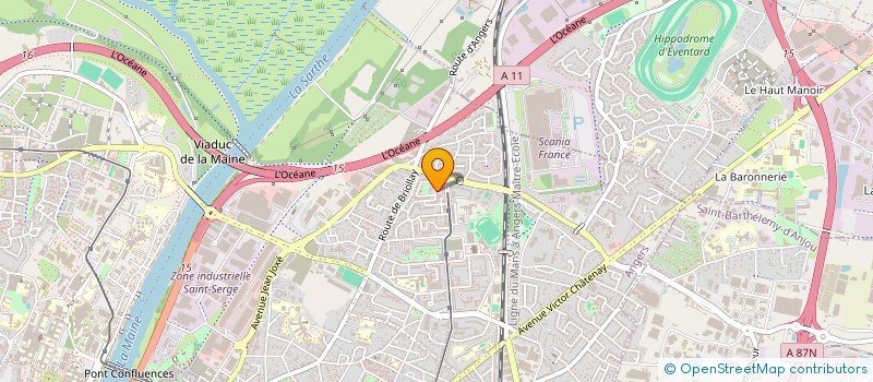 localisation de l'entreprise MONSIEUR KHANJAR DAQIQ à ANGERS