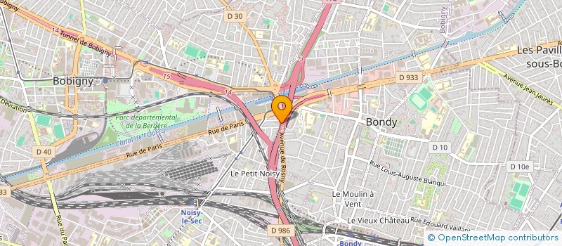 localisation de l'entreprise MONSIEUR KHANTI SRAMAN  AUBERVILLIERS