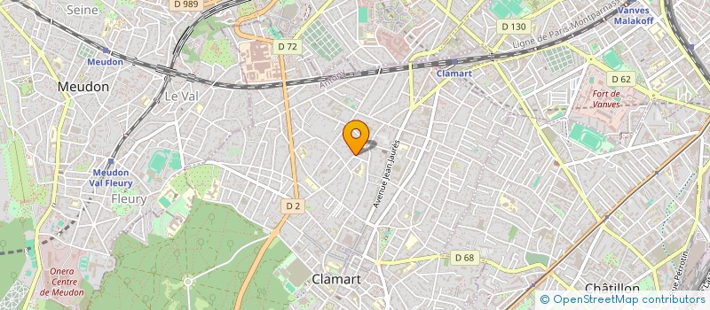 localisation de l'entreprise MONSIEUR KHANZIB MOMAND  CLAMART