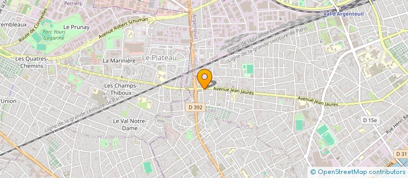 localisation de l'entreprise MONSIEUR KHAOULA JEMAI  ARGENTEUIL