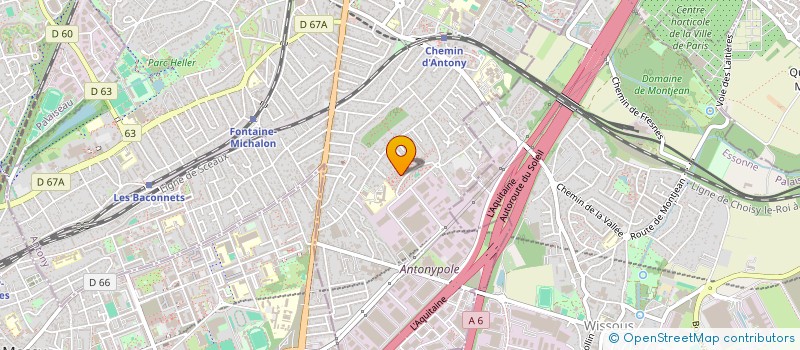 localisation de l'entreprise MONSIEUR KHASHAYAR AMIR-BAKHTIAR à ANTONY