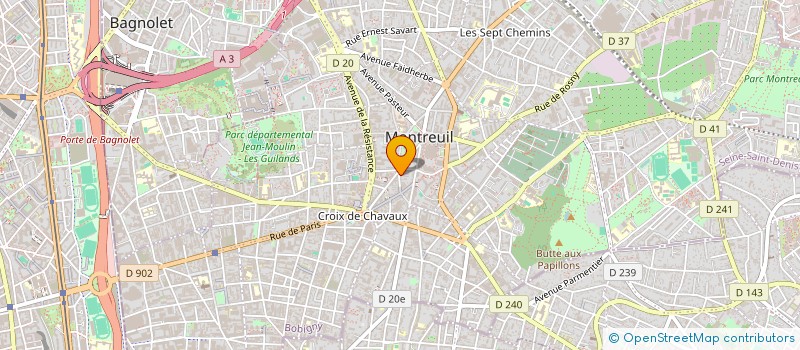localisation de l'entreprise MONSIEUR KHASSIM COULIBALY à MONTREUIL