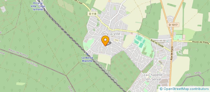 localisation de l'entreprise MONSIEUR KHATCHATOUR MARTIROSSIAN  ORRY-LA-VILLE