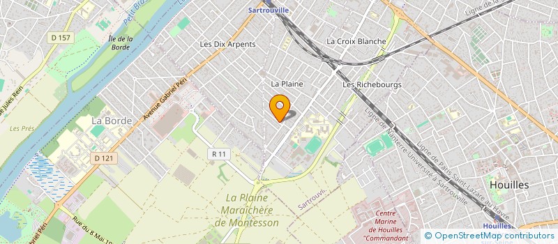 localisation de l'entreprise MONSIEUR KHATIB AZAIZ à SARTROUVILLE