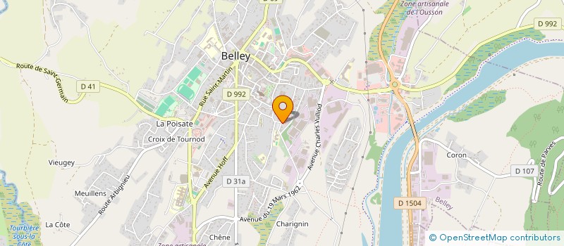 localisation de l'entreprise MONSIEUR KHATIM EL BOUCHTY  BELLEY