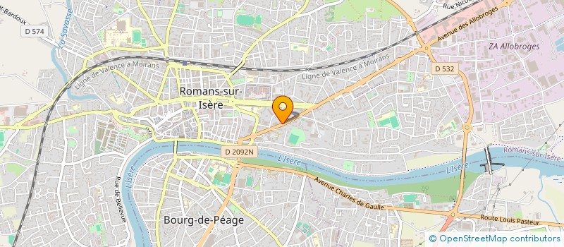 localisation de l'entreprise MONSIEUR KHATIM MOMAND  ROMANS-SUR-ISERE