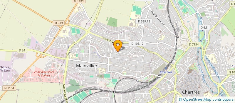 localisation de l'entreprise MONSIEUR KHATIR MENOUER à MAINVILLIERS