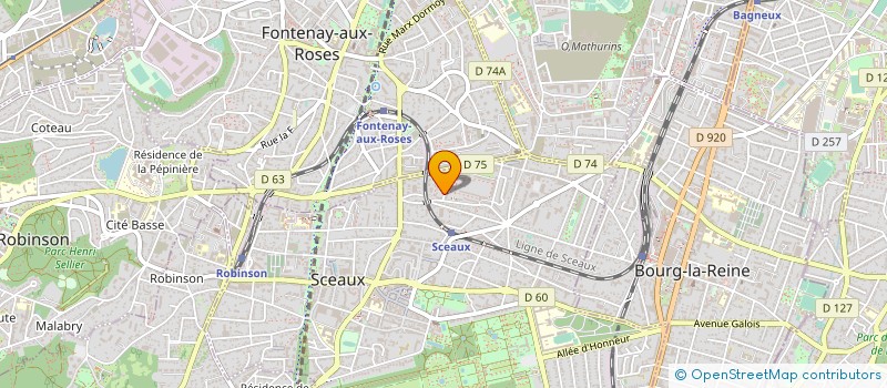 localisation de l'entreprise MONSIEUR KHATIR TAYEB à SCEAUX